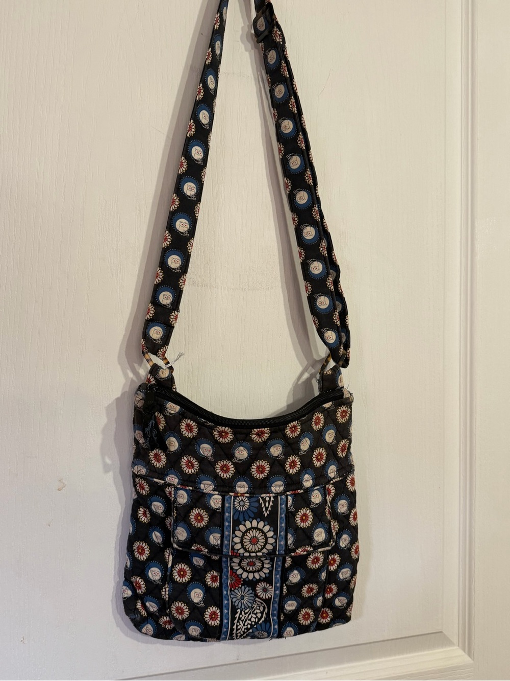 Vera Bradley Hipster Crossbody in Retired Owls Pattern